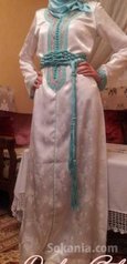 Caftan de soie avec mejdoule