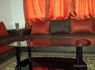 Salon L + Table basse + Tapis