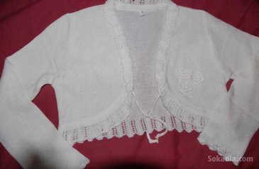 Tricot boléro pour filles