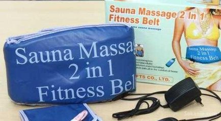 Sauna-massage Fitness Belt 2 en 1