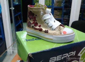 Bottes Converse Beppi pour filles dorés
