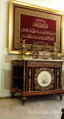 Commode dans le style de napoléon plateau en marbr