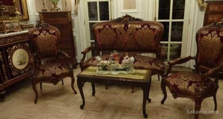 Salon xixe siècle de style louis xv