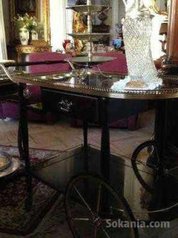 Chariot de service francais style en bro