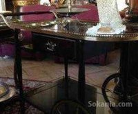 Chariot de service francais style en bro