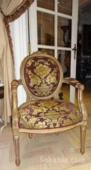 Paire de cabriolet dans le style de louis xv