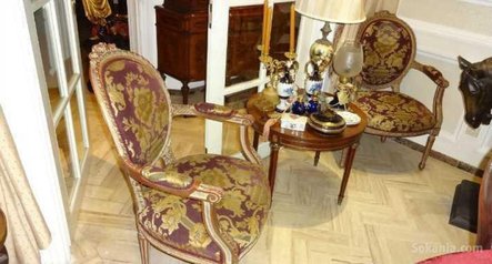 Paire de cabriolet dans le style de louis xv