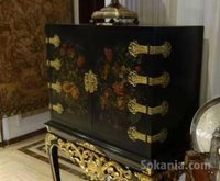 Tres beau mini bar francais style napoleon travail