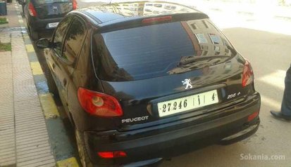 Peugeot 206+ modele 2012