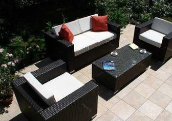 Salons de jardins,relax et tables en rotin