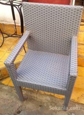 Chaises et canapés en rotin pour jardins