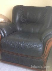 Fauteuils en vrai cuir