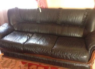 Fauteuils en vrai cuir