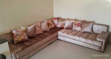 Salon L+pouffe à vendre