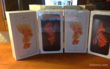 Apple iphone 6S Plus Silver & Gols