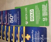 carte psn et xbox