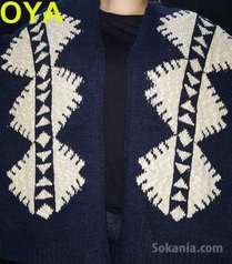 Veste avec motifs