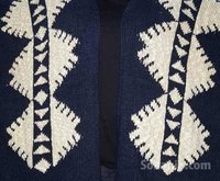 Veste avec motifs
