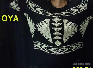 Veste avec motifs