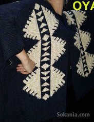 Veste avec motifs