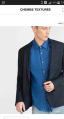 Chemises zara man col mao original importe
