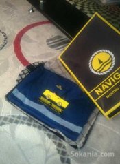 Tricot colle V Navigarre