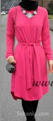 Chemise rose
