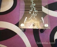 Tapis mauve pour salon à vendre le prix .