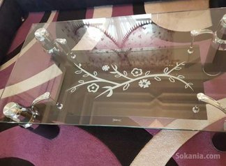 Table en verre