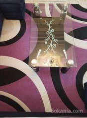 Table en verre