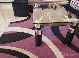 Table en verre