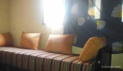 SALON EN L 265*195 cm + 6 OREILLERS