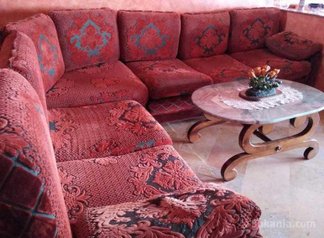 Séjour avec table basse