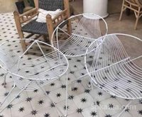 Fauteuils fer forgé
