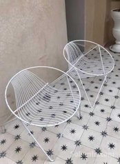Fauteuils fer forgé