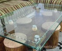 table en verre