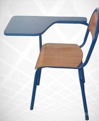 Chaise avec écritoire