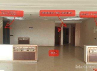 Location appartement à Oujda S=260m2 3ème étage