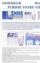 Filtation d'eau potable