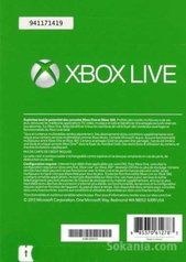 Abonnement xbox live gold 2mois