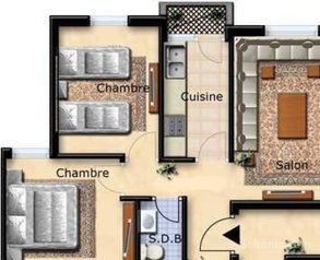 Réservation d'un appartement