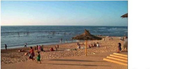 Appartement 75m a palm beach mohamedia