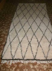 Tapis beni ouarain en laine pure