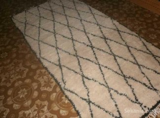 Tapis beni ouarain en laine pure