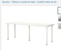 Table Ikea blanc