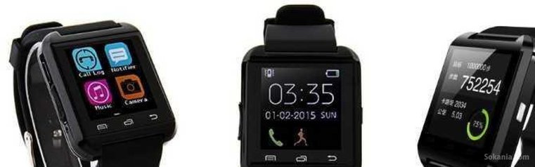 Uwatch U8 Smartwatch Bluetooth pour Android et iOS