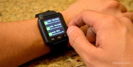 Uwatch U8 Smartwatch Bluetooth pour Android et iOS