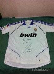 Maillot Real Madrid porté signé par Salgado