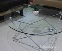 Table basse en verre