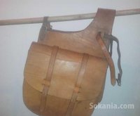 Selle western - sacoches de randonnée à cehval